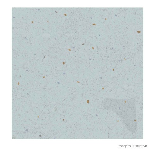 Porcelanato Decorado Natural 10x10cm Azul - Portinari Maracangalha Decor Bl Nat Esmaltado Bold