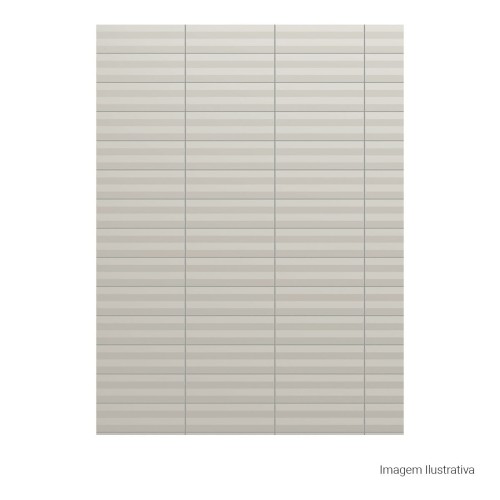 Porcelanato Monocromatico Lux 8x25cm Cinza - Portinari Matiz Gr Bold