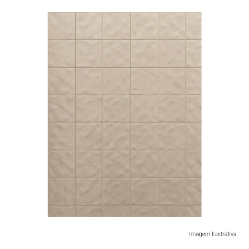 Porcelanato Monocromatico Lux 15x15cm Bege - Portinari Mood Al Esmaltado Bold