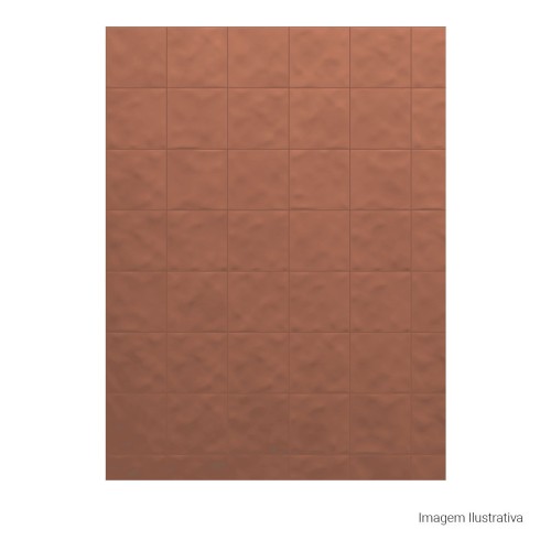 Porcelanato Monocromatico Lux 15x15cm Marrom - Portinari Mood Bw Esmaltado Bold