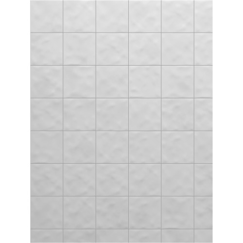 Porcelanato Monocromatico Lux 15x15cm Branco - Portinari Mood Wh Esmaltado Bold