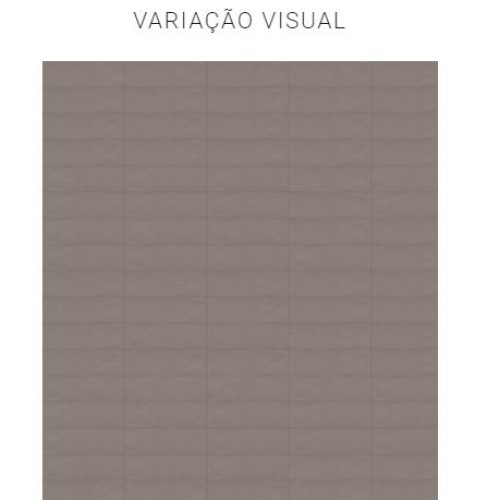 Porcelanato Decorado Matte 7,7x24cm Marrom - Portinari My Bricks Art Tp Esmaltado Bold