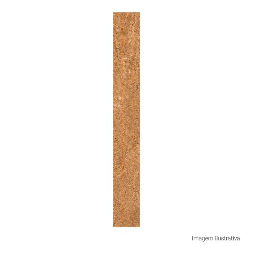 Porcelanato Decorado Natural 5x40cm Marrom - Portinari Sole Decor No Nat Esmaltado Bold
