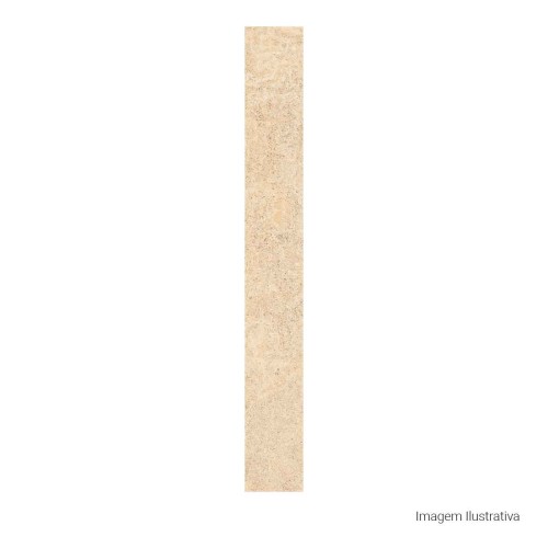 Porcelanato Decorado Natural 5x40cm Bege - Portinari Sole Decor Sbe Nat Esmaltado Bold