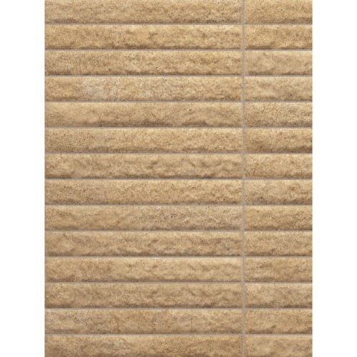 Porcelanato Decorado Natural 5x40cm Amarelo - Portinari Sole Decor Yl Nat Esmaltado Bold