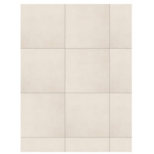 Porcelanato Acetinado Cimentício 60x60cm Branco - Portinari York Wh Esmaltado Bold