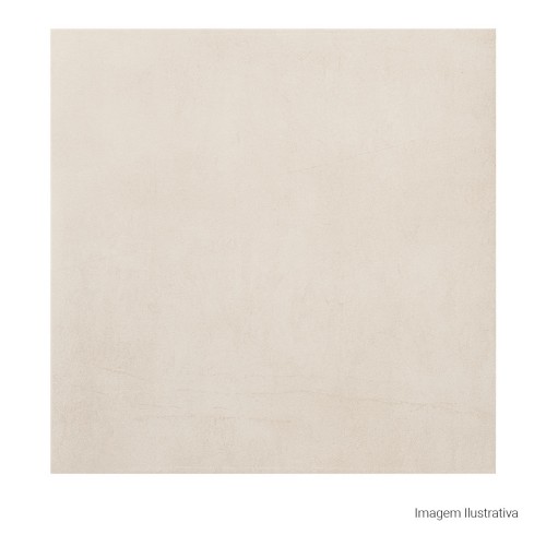 Porcelanato Acetinado Cimentício 60x60cm Branco - Portinari York Wh Esmaltado Bold