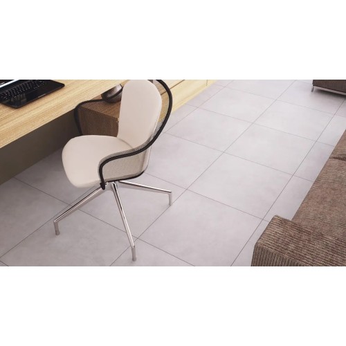Porcelanato Cimentício Natural 60x60cm Cinza - Portinari York Sgr Nat Esmaltado Retificado