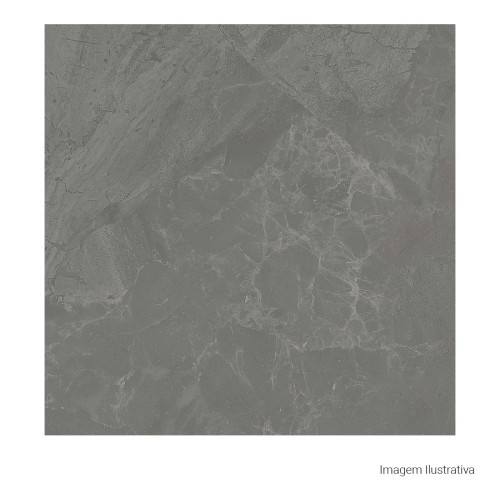 Porcelanato Pedra Matte/lux 20x20cm Cinza - Portinari Audaz Dgr Mlx Esmaltado Bold