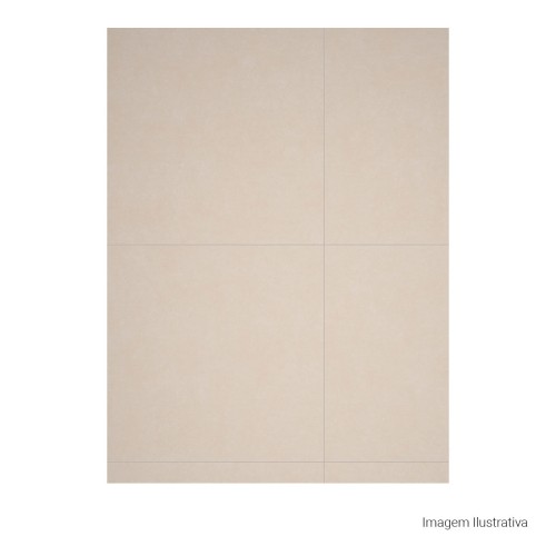 Porcelanato Cimentício Hard 120x120cm Bege - Portinari York Be Esmaltado Retificado