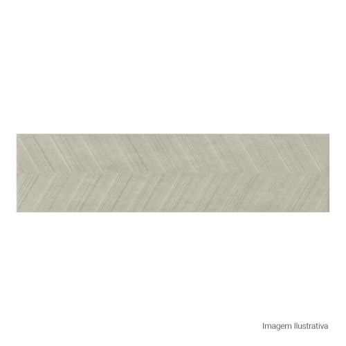Porcelanato Cimentício Matte 30x120cm Cinza - Portinari York Decor Sgr Esmaltado Retificado