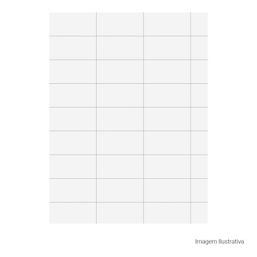 Porcelanato Monocromatico Lux 30x60cm Branco - Portinari Clean White Plain Retificado