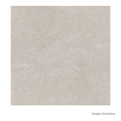 Porcelanato Pedra Hard 100x100cm Cinza - Portinari Veneto Sgr Esmaltado Retificado