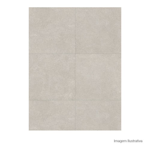 Porcelanato Pedra Natural 100x100cm Cinza - Portinari Veneto Sgr Nat Esmaltado Retificado
