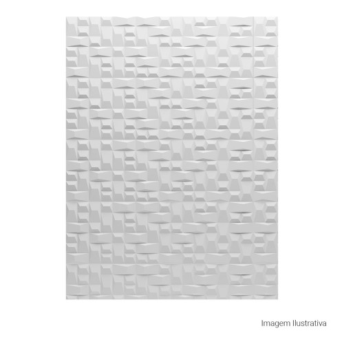 Porcelanato Decorado Matte 33x100cm Branco - Portinari Sensorial Forma Wh Retificado