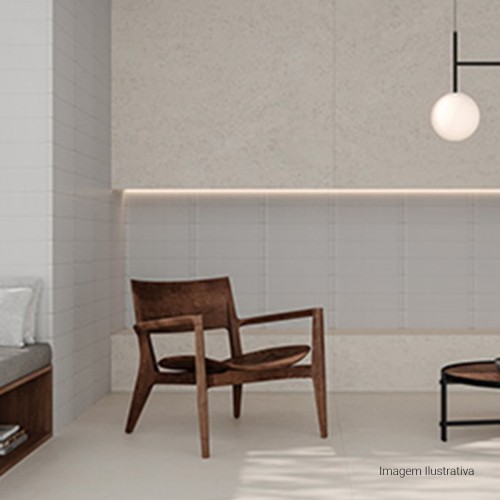 Porcelanato Marmorizado Natural 120x120cm Bege - Portinari Senses Travertino Crm Nat Esmaltado Retificado