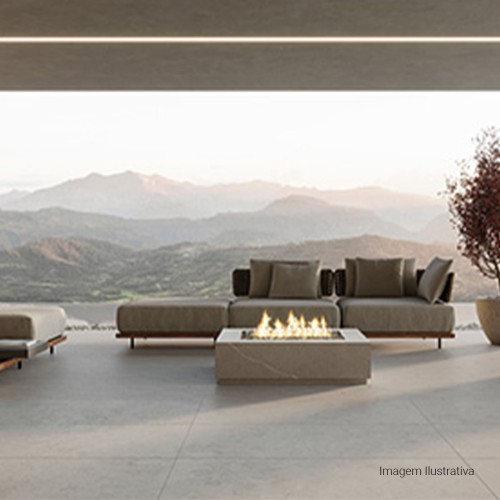 Porcelanato Pedra Hard 60x120cm Branco - Portinari Ritual Ofw Esmaltado Retificado