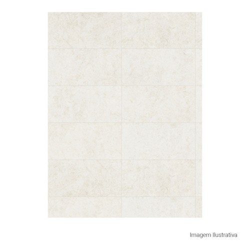 Porcelanato Pedra Hard 60x120cm Branco - Portinari Ritual Ofw Esmaltado Retificado