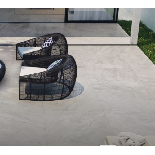 Porcelanato Acetinado Pedra 60x120cm Cinza - Portinari Pietra Di Savoie Sgr Act Esmaltado Retificado