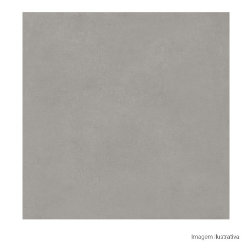 Porcelanato Cimentício Natural 100x100cm Cinza - Portinari Munich Gr Nat Esmaltado Retificado