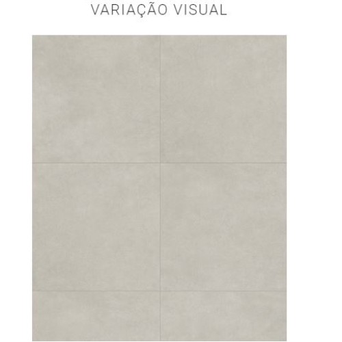 Porcelanato Cimentício Hard 100x100cm Cinza - Portinari Momento Gr Esmaltado Retificado