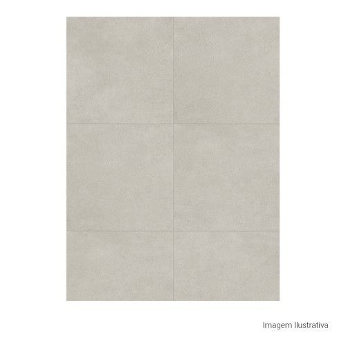 Porcelanato Cimentício Hard 100x100cm Cinza - Portinari Momento Gr Esmaltado Retificado