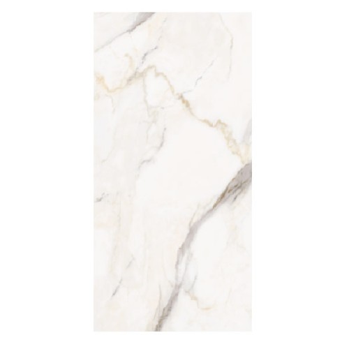 Porcelanato Marmorizado Natural 60x120cm Branco - Portinari Lumina Calacata Gd Nat Esmaltado Retificado