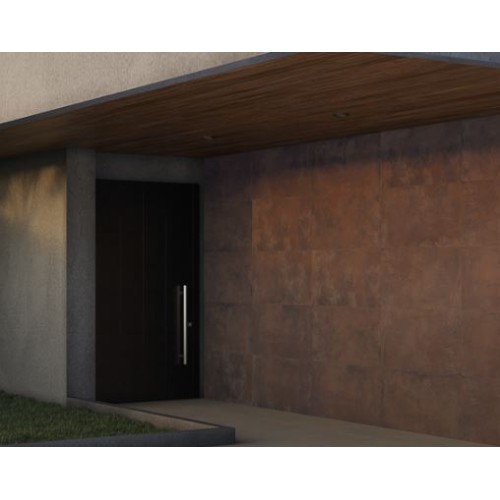 Porcelanato Metalico Natural 60x120cm Marrom - Portinari Eiffel Dbw Nat Esmaltado Retificado