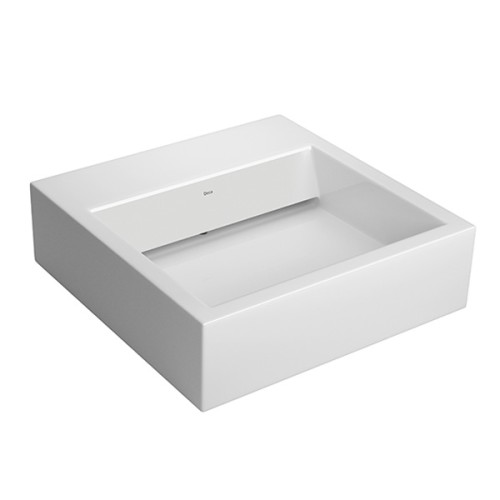 Cuba de Apoio Deca com Mesa e Válvula Oculta Quadrada Branco