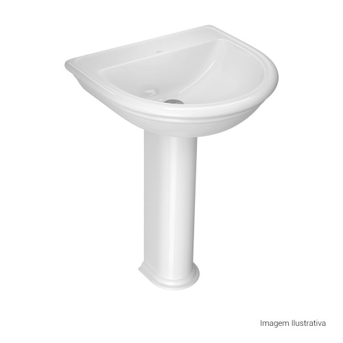 Lavatório Deca 51x55cm Branco Belle Époque