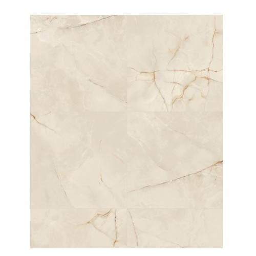 Porcelanato Marmorizado Natural 100x100cm Branco - Portinari Timeless Al Nat Esmaltado Retificado