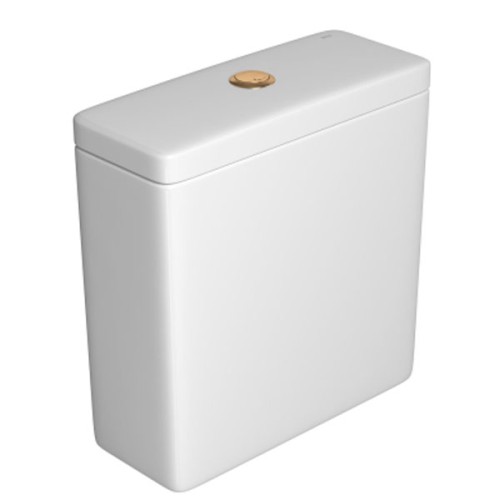 Caixa para Acoplar Acionamento Duo C/ Botao Gold Matte Quadra/polo/unic/piano/axisbranco