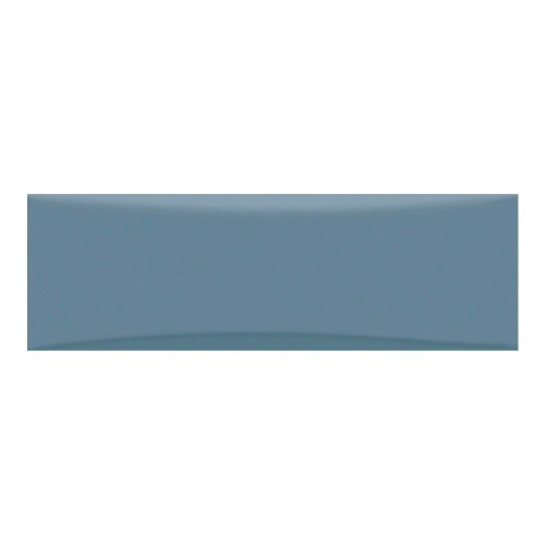 Porcelanato Monocromatico Lux 8x25cm Azul - Portinari Bella Vita Bl Bold