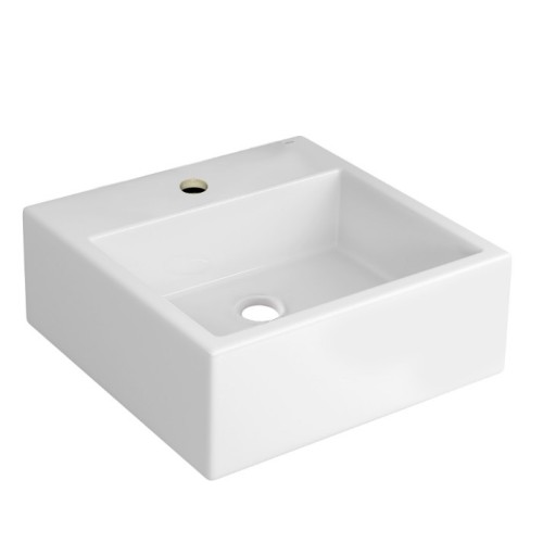 Cuba de Apoio com Mesa Quadrada 41,5x41,5cm Deca Branco Linha L