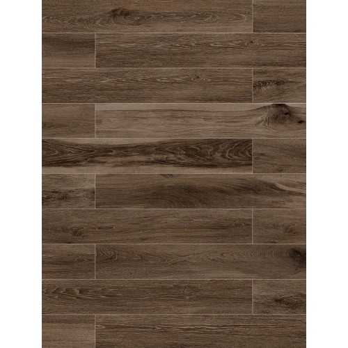 Porcelanato Amadeirado Hard 20x120cm Marrom - Portinari Luthier Bw Esmaltado Retificado