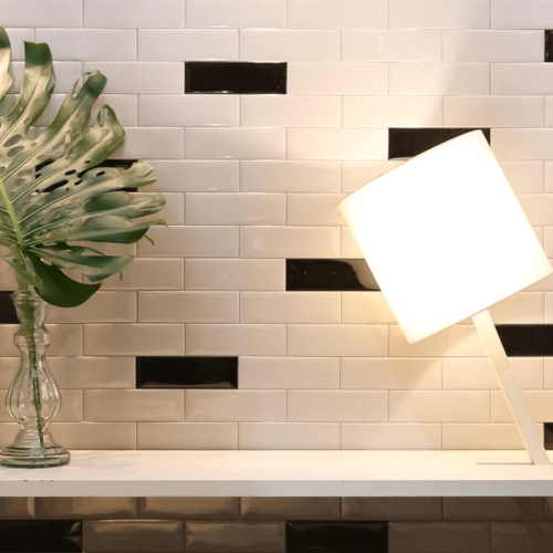 Porcelanato Monocromatico Lux 8x25cm Branco - Portinari Decora Wh Bold