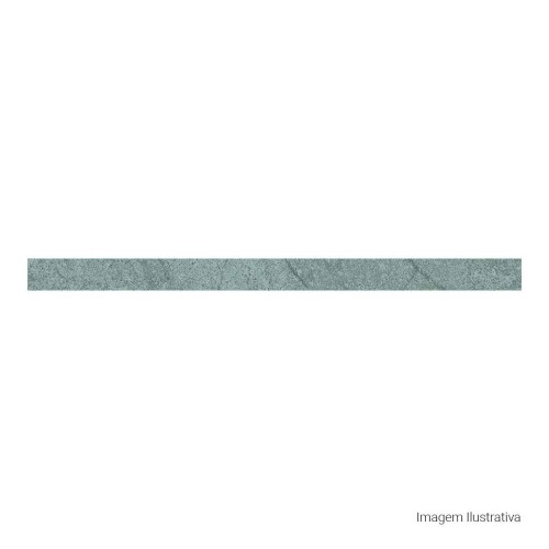 Porcelanato Pedra Hard 1,3x20cm Azul - Portinari Borda Mini Pacific Sbl Esmaltado Bold