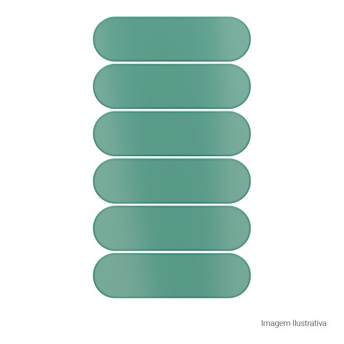 Porcelanato Monocromatico Matte 15x30cm Verde - Portinari Mc Artcraft Sgn Esmaltado Bold