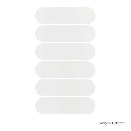 Porcelanato Monocromatico Matte 15x30cm Branco - Portinari Mc Artcraft Wh Esmaltado Bold