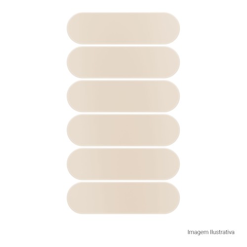 Porcelanato Monocromatico Matte 15x30cm Bege - Portinari Mc Artcraft Be Esmaltado Bold