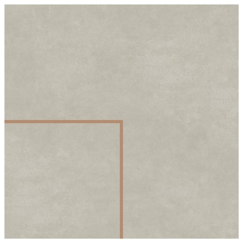 Porcelanato Decorado Natural 30x30cm Cinza - Portinari Mc Citta Corner Gr Nat Esmaltado Retificado