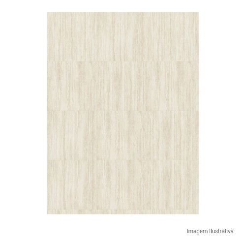 Porcelanato Marmorizado Natural 120x120cm Bege - Portinari Mezzo Be Nat Esmaltado Retificado