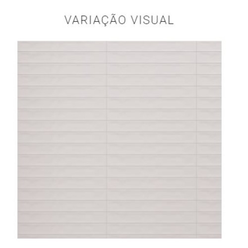 Porcelanato Monocromatico Natural 5x40cm Cinza - Portinari Make Sgr Nat Esmaltado Bold