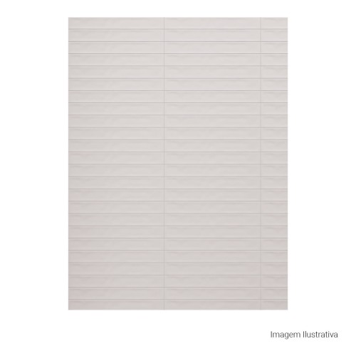 Porcelanato Monocromatico Natural 5x40cm Cinza - Portinari Make Sgr Nat Esmaltado Bold