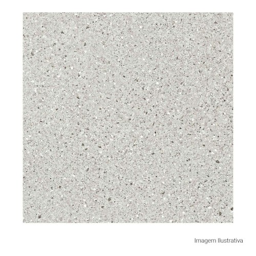 Porcelanato Pedra Natural 100x100cm Cinza - Portinari Battuto Gr Nat Esmaltado Retificado