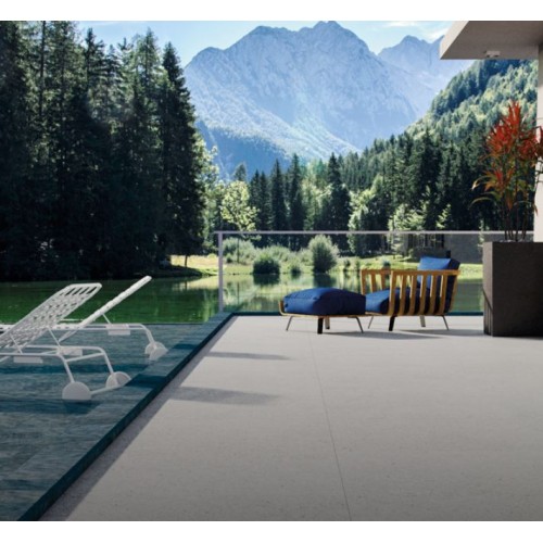 Porcelanato Pedra Natural 100x100cm Cinza - Portinari Battuto Sgr Nat Esmaltado Retificado