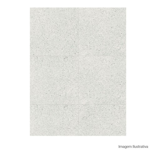 Porcelanato Pedra Natural 100x100cm Cinza - Portinari Battuto Sgr Nat Esmaltado Retificado