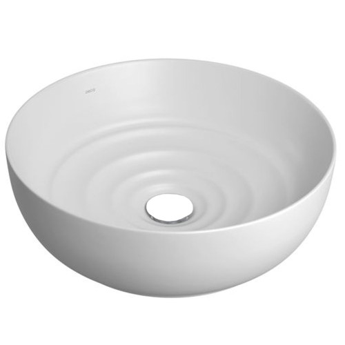Cuba de Apoio Deca Redonda 40cm Gota Branco Fosco