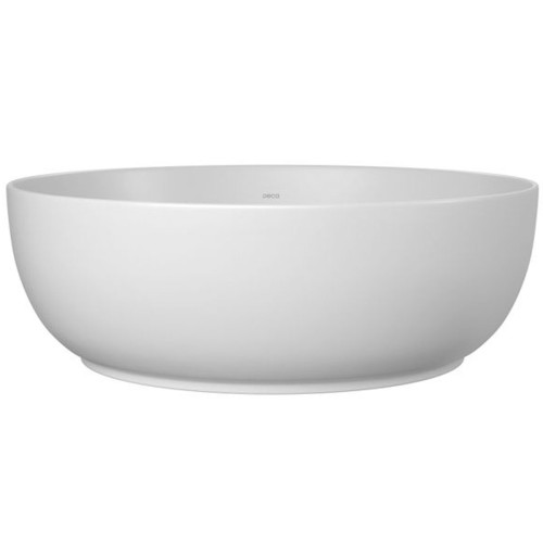Cuba de Apoio Deca Redonda 40cm Gota Branco Fosco