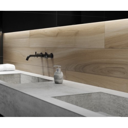 Porcelanato Amadeirado Natural 20x120cm Bege - Portinari Tavola Be Nat Esmaltado Retificado